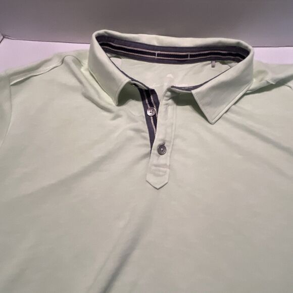 Tommy Bahama Men's Polo Size Large Short Sleeve Bright Green - Picture 7 of 12
